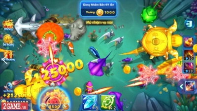 Bắn cá H5 - Trò chơi với tỷ lệ Jackpot siêu bùng nổ được nhiều bet thủ săn đón